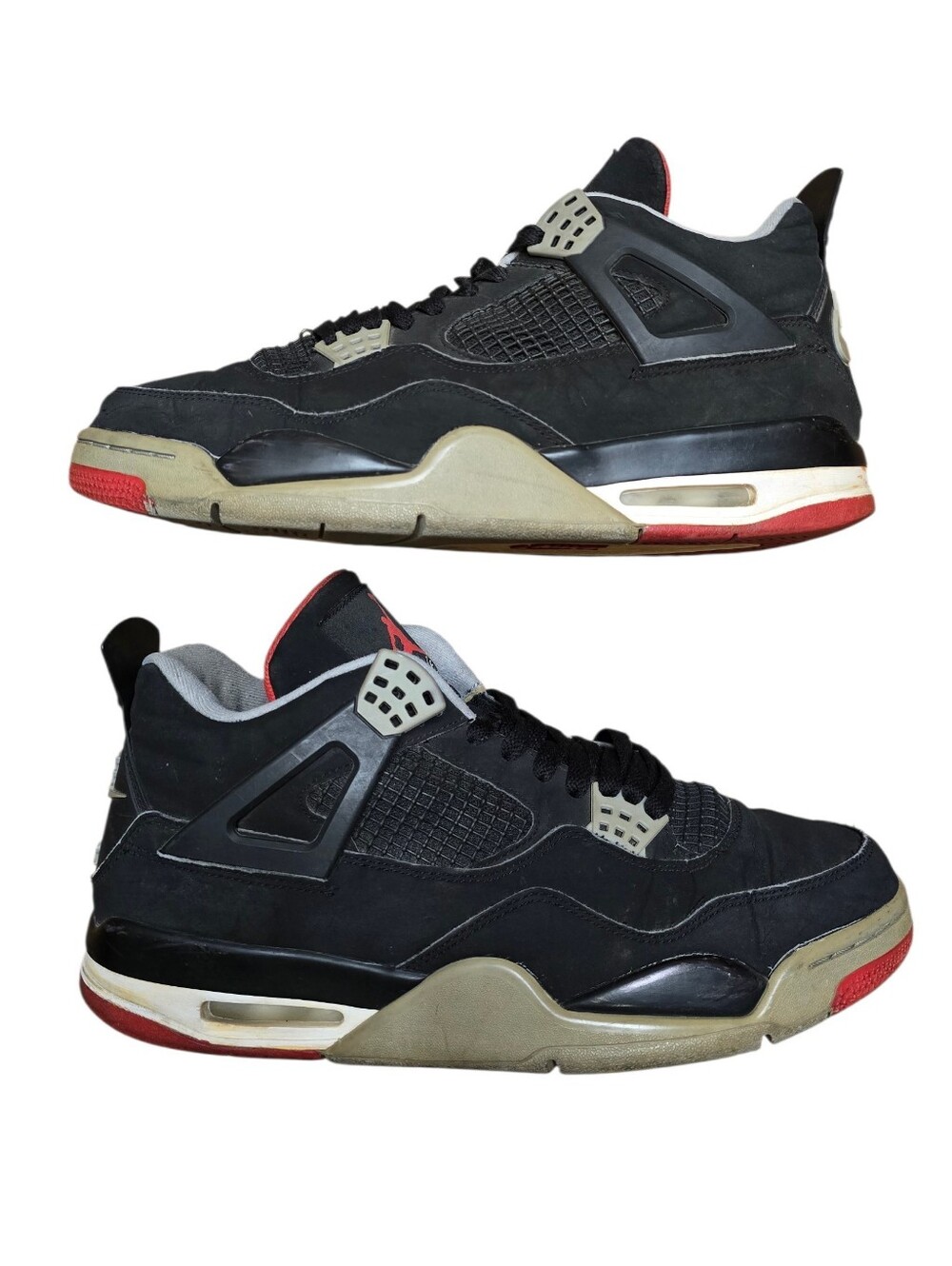 Size 11 Nike Air Jordan 4 Retro OG Bred 2019 Sneakers 308497-060